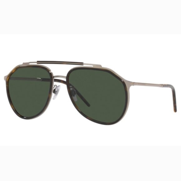 NEW DOLCE&GABBANA DG2277 1335/9A POLARIZED SUNGLASSES GREEN